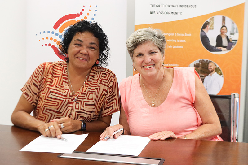 supply nation and waalitj foundation ceo signing mou